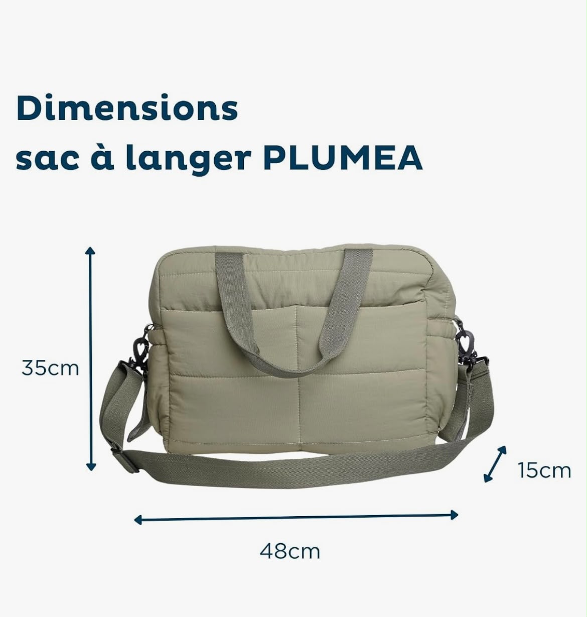 Bolsa cambiador acolchada THERMOBABY PLUMEA - Imagen 12