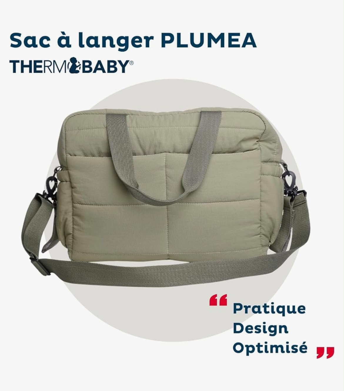 Bolsa cambiador acolchada THERMOBABY PLUMEA - Imagen 15