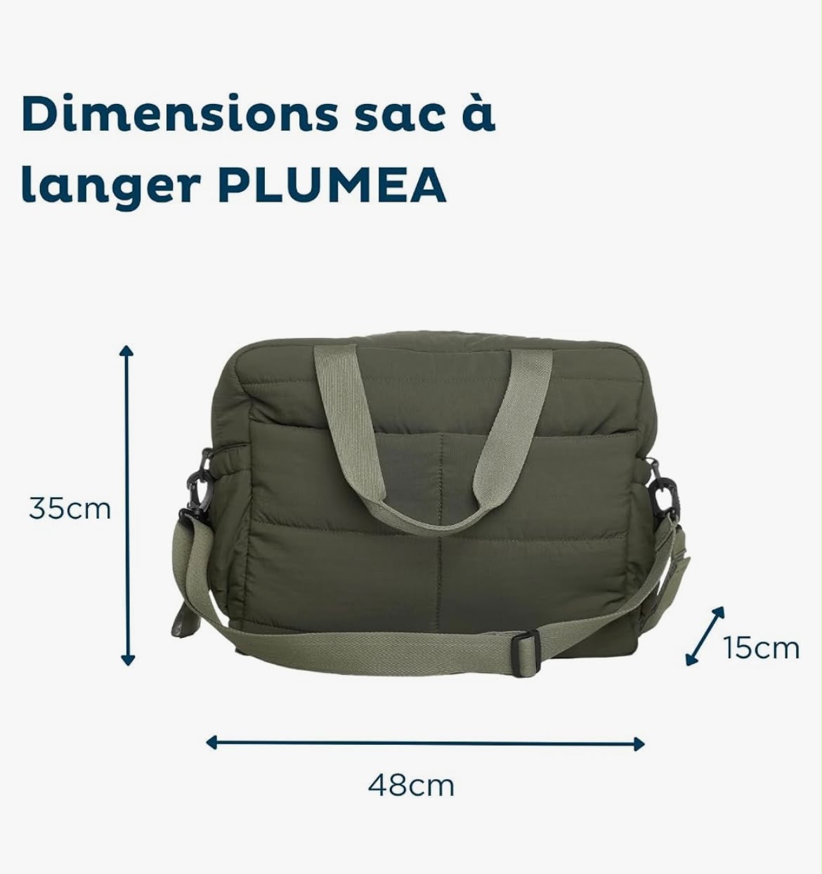 Bolsa cambiador acolchada THERMOBABY PLUMEA - Imagen 6
