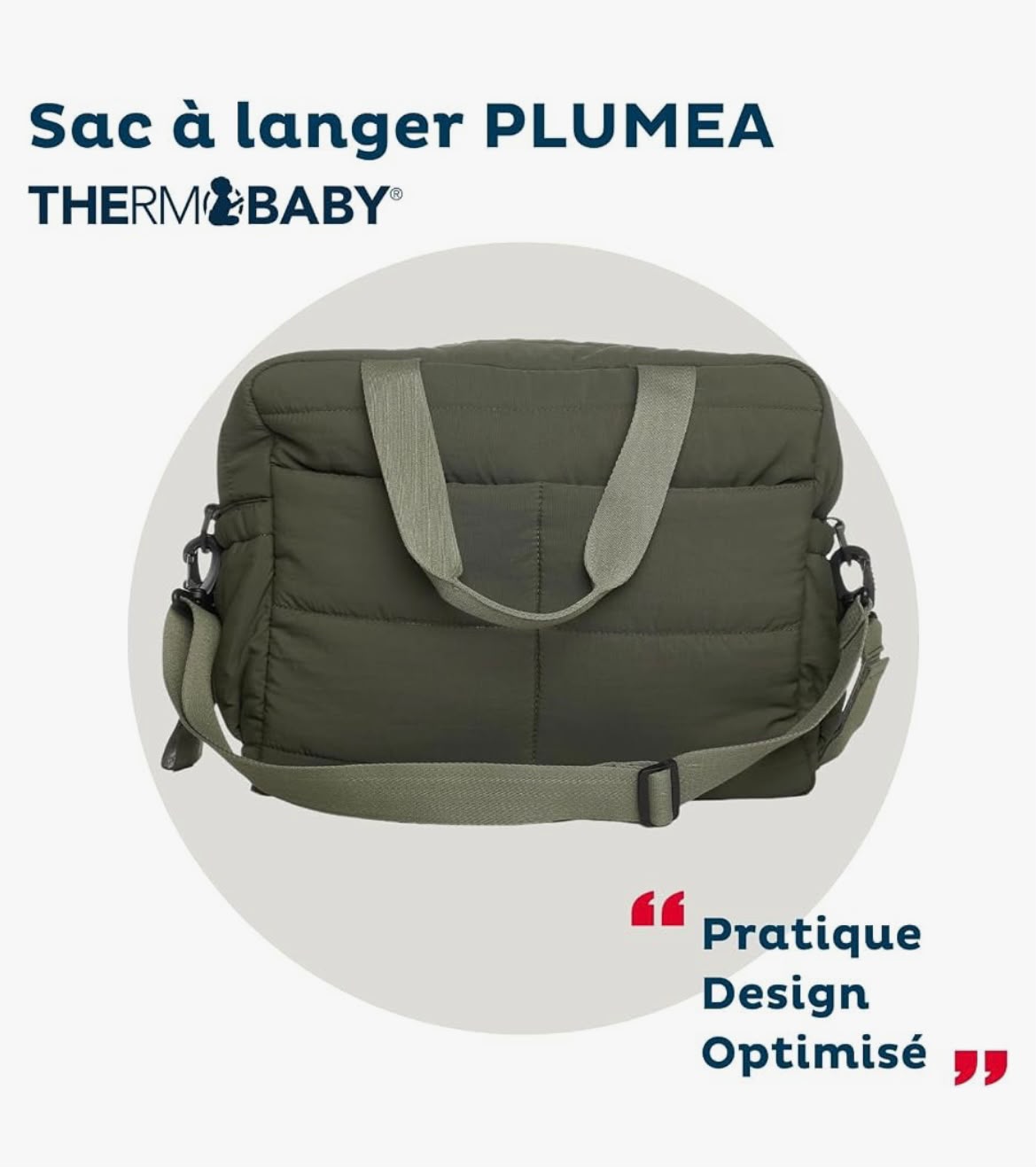 Bolsa cambiador acolchada THERMOBABY PLUMEA - Imagen 9